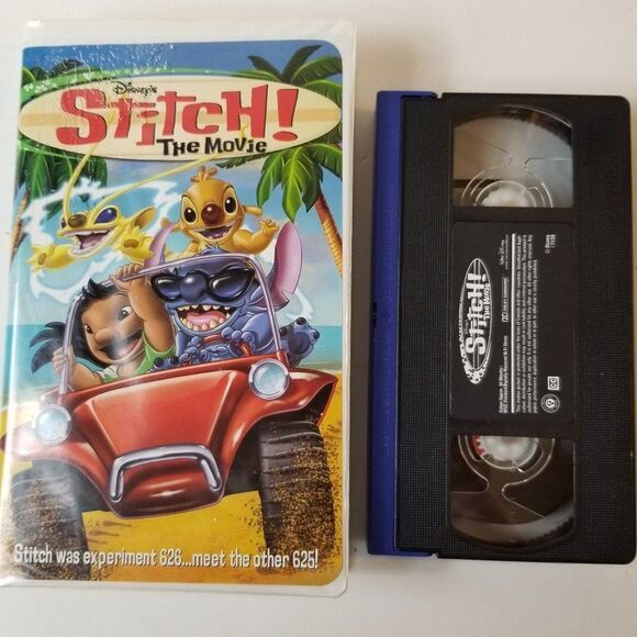 Vintage VHS Disney's Lilo & Stitch Lot (2)‎ Cartoon Video's Original & The Movie - Picture 3 of 4